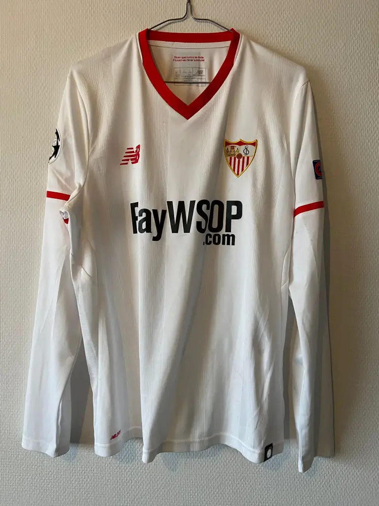 Pareja 21 matchworn/matchissue Sevilla 2017-2018
